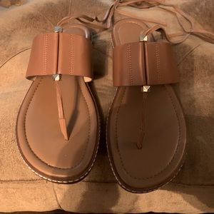 Michael Kors ankle wrap sandals